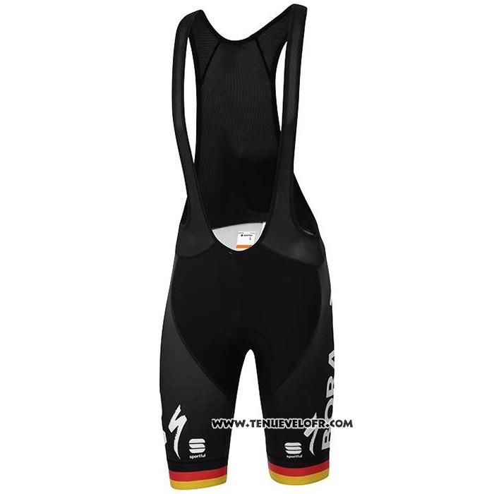 2020 Maillot Ciclismo Bora Champion Allemagne Manches Courtes et Cuissard